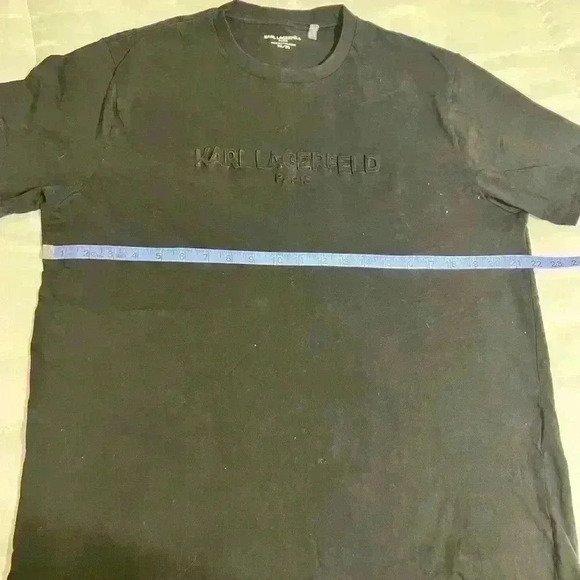 Karl Lagerfeld Paris Logo T, Short Sleeve Crew Neck - Picture 7 of 9